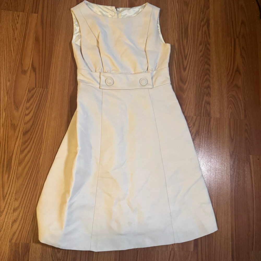 VTG 60’s Emma Domb California White Dress & Coat Set Size S Retro Classic Career - Picture 10 of 16